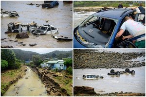 „Viskas vyko žaibiškai“: gamtos šėlsmas siaubia Australiją – vienur skandina potvyniai, kitur liepsnoja gaisrai