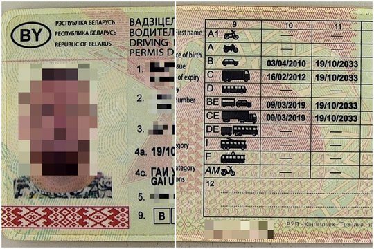 Lietuvoje įdarbintas baltarusis naudojosi netikru vairuotojo pažymėjimu