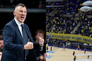 Dar vieną pergalę Eurolygoje iškovojusiam Šarui – žinutė iš sirgalių: turkai kreipėsi lietuviškai