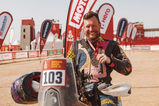 Dakaro atomazga: finišavo ir medalius gavo abu A. Gelažninko mokiniai