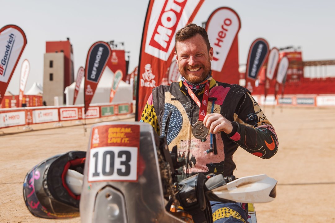 Dakaro atomazga: finišavo ir medalius gavo abu A. Gelažninko mokiniai