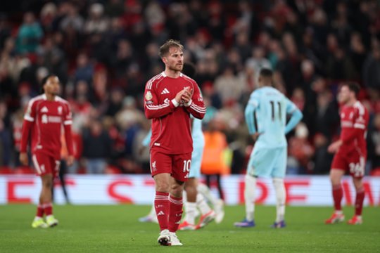 „Liverpool“ ir toliau barsto taškus – ketvirtą kartą iš eilės negali laimėti