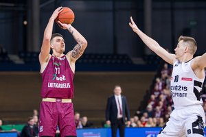 Naudingiausias „Lietkabelio“ žaidėjas P. Danusevičius apie KMT: „Nepatekimas į finalo ketvertą būtų labai didelė tragedija“