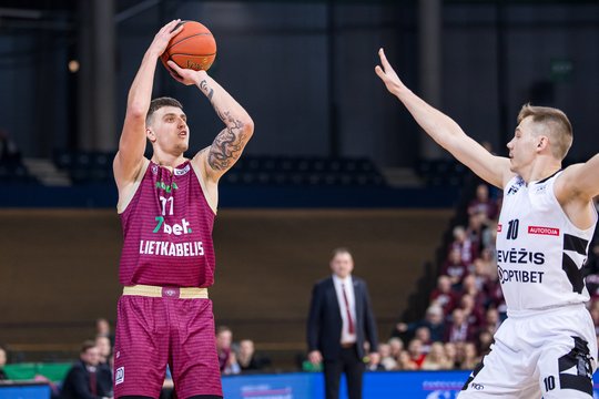 Naudingiausias „Lietkabelio“ žaidėjas P. Danusevičius apie KMT: „Nepatekimas į finalo ketvertą būtų labai didelė tragedija“