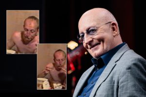 Socialinius tinklus sprogdina pusnuogio Arūno Valinsko įrašas iš praeities