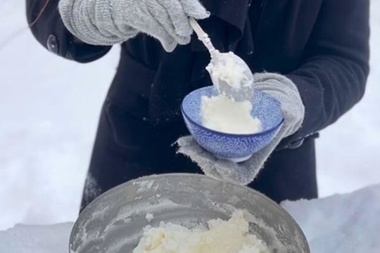 Sniege gaminami ledai sprogdina socialinius tinklus: kaip juos pasigaminti 
