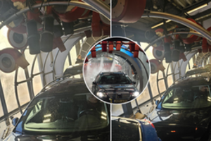 Kauno tunelinėje plovykloje susidūrė devyni automobiliai