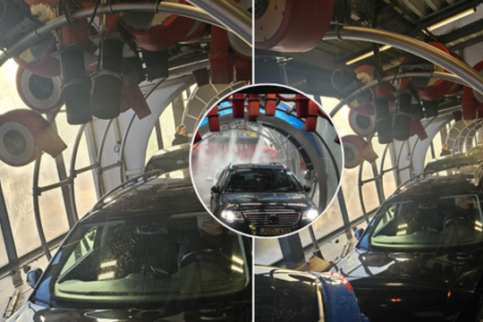 Kauno tunelinėje plovykloje susidūrė devyni automobiliai