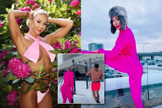 Rasa Vilkienė vaizduotę kaitina pikantiškais vaizdais: sekėjams mįslę užminė šalia stovintis pusnuogis vyras