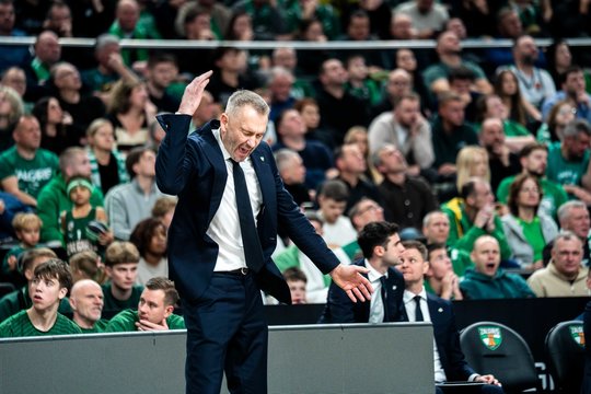 Pirmąją pergalę prieš ASVEL siūlantis pamiršti T. Masiulis auklėjo savo gynėjus: „Tai akis badantis skaičius“