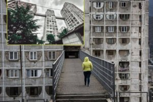 Tokio dalyko pasaulis nebuvo matęs: sovietmečiu statė tiltus virš namų – bet kam?