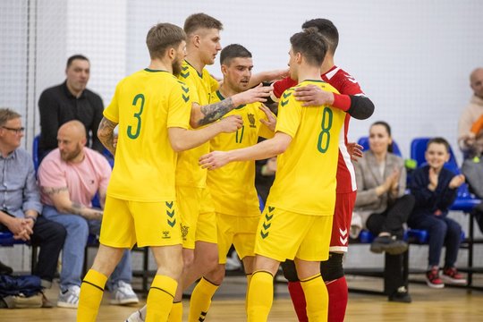 Patvirtinta Lietuvos futsal rinktinės sudėtis Europos čempionato finaliniam etapui
