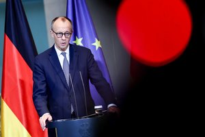 F. Merzas: Europa turi nenusileisti D. Trumpo grasinimams