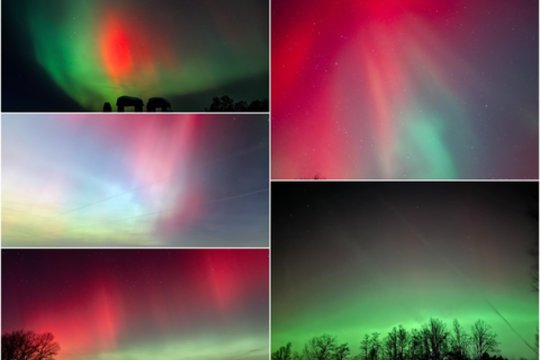 Virš Lietuvos – nepakartojamas vaizdas: gyventojai užfiksavo žadą atimančią Šiaurės pašvaistę