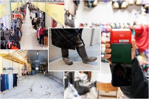 Stingdantis šaltis – ne didžiausia Gariūnų prekeivių problema: „Viskas jau eina į pabaigą“