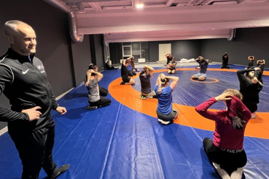 Kaunas imtynininkams įteikė dovaną – mieste duris atvėrė nauja imtynių salė