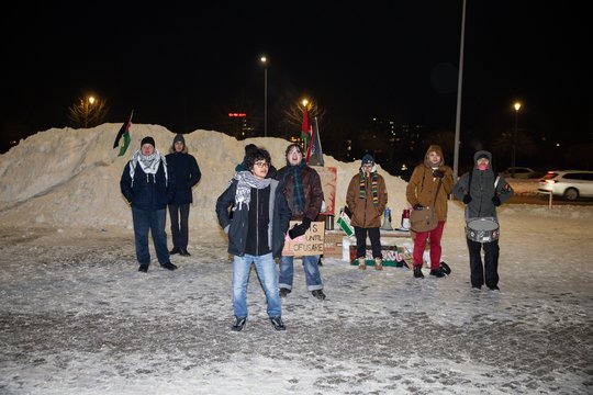 Prieš „Ryto“ rungtynes – protestas prie arenos