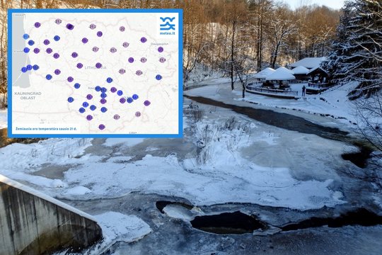 Paskelbė, kur Lietuvoje buvo šalčiausia naktis: čia kando labai rimtai