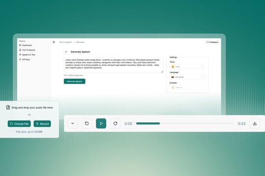 Išleido DI platformą, skirtą natūralios kalbos apdorojimo užduotims lietuvių kalba