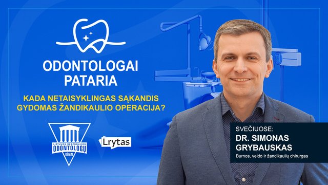 „Odontologai pataria“: kada netaisyklingas sąkandis gydomas žandikaulio operacija?