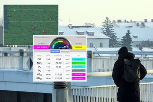 Įspėjimas gyventojams: oro taršos žemėlapiuose – pavojingos spalvos