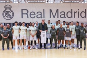 Arvydas Sabonis įžengė į „Real“ tvirtovę – susitiko su ekipa