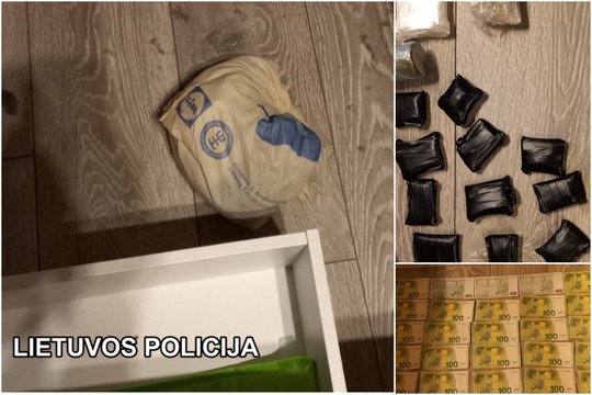 Klaipėdoje policijai įkliuvo stambus kvaišalų platintojas – jam gresia laisvės atėmimas nuo 10 iki 15 metų
