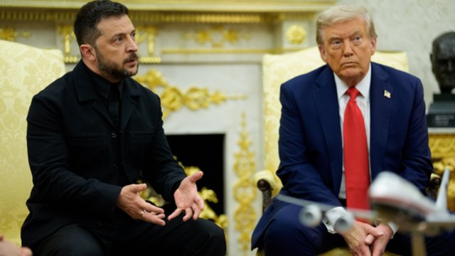 Ukrainos prezidento kanceliarija patvirtino – V. Zelenskis vyksta į Davosą ir susitiks su D. Trumpu