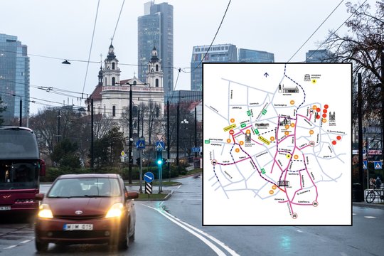 Dar šiandien Vilniuje įves eismo ribojimus: dalis Senamiesčio bus nepravažiuojama visą savaitgalį