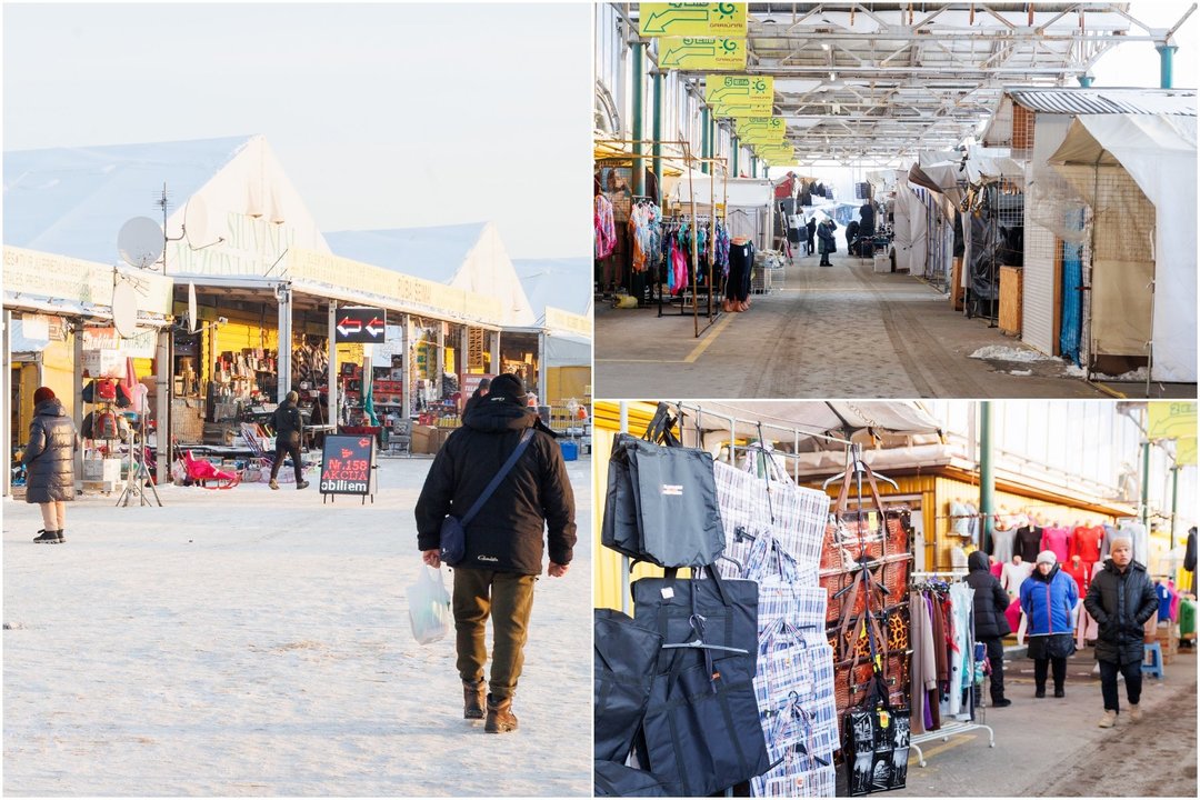 Lrytas apsilankė Gariūnų turgavietėje.<br>T.Bauro nuotr.