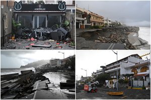 Dalį Italijos nuniokojo viską šluojanti stichija: itin smarkiai kliuvo turistų pamiltai Sicilijai