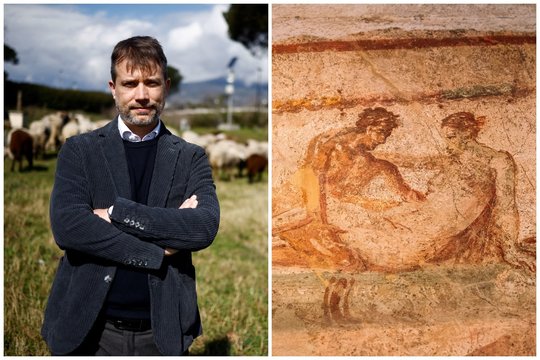 Archeologas pasidalino sukrečiančiais atradimais ugnikalnio pražudytame mieste: moralė – kaip Sodoma ir Gomora