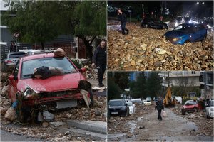 Audra talžė ir dalį Graikijos: vaizdai – siaubingi, neišvengta aukų