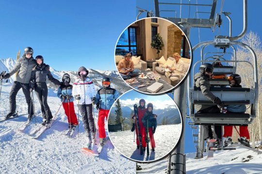 Žiemos pramogomis Ivanka Trump mėgavosi bene prabangiausiame JAV kalnų kurorte: kadrai atima žadą