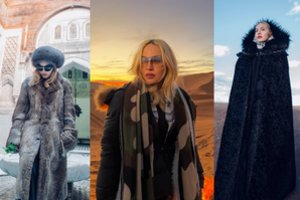 Madonna sugrįžo į pamiltą kraštą: dykumoje pozavo su kailinias 