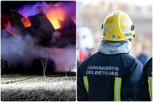 Tragiška naktis Lietuvoje: ugnyje žuvo du žmonės