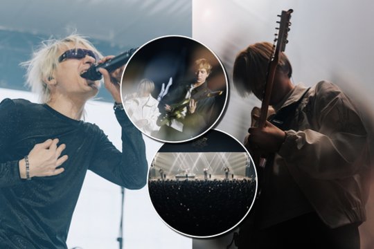 Grupės „Katarsis“ koncertą Vilniuje papuošė netikėtas duetas su elektroninės popmuzikos legenda
