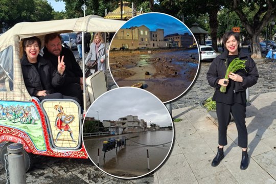 Į Siciliją nuvykusi N. Marčėnaitė pateko į viską šluojančios stichijos gniaužtus: „Nieko panašaus nėra buvę“