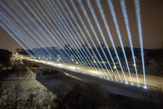 Nuo Valakampių tilto – neįprastas vaizdas: proga pamatyti – tik vieną dieną