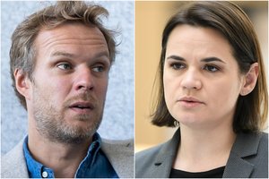 Socialiniame tinkle – G. Landsbergio padėka S. Cichanouskajai ir kirtis Vyriausybei