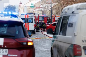 Vilniaus centre kilo gaisras mediniame name – evakuoti penki žmonės