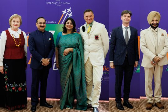 Sostinės širdyje – Indijos respublikos sukakties minėjimas: rinkosi garbūs svečiai