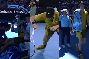 J. Sinnerio drama Melburne: karščio taisyklė leido „Australian Open“ čempionui išplėšti pergalę