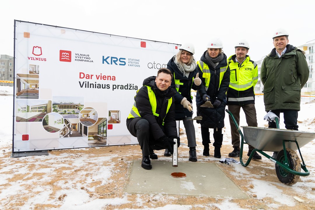 Vilnius per artimiausius tris metus žada pastatyti 9 švietimo įstaigas.<br>D.Labučio/ELTA nuotr.