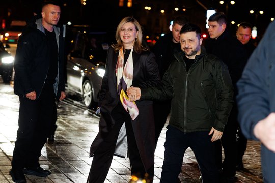 Į Vilnių atvyko V. Zelenskis ir O. Zelenska