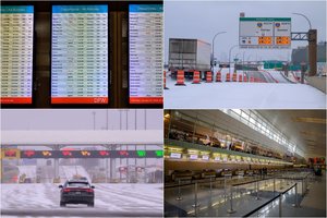 Chaosas JAV – smogė šaltis ir snygis: atšaukta tūkstančiai skrydžių, daugybė žmonių liko be elektros