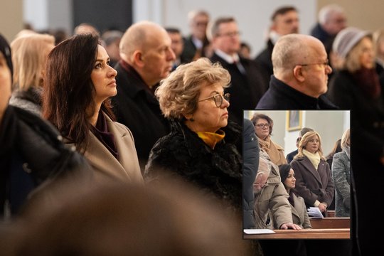 Nepagarba ar laisvė pasirinkti? Iškilmingų mišių metu užkliuvo I. Ruginienės elgesys