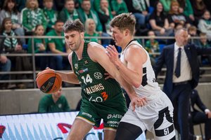 Kauno „Žalgiris“ smaginosi LKL: saldžios pergalės fone – jaunojo talento debiutas