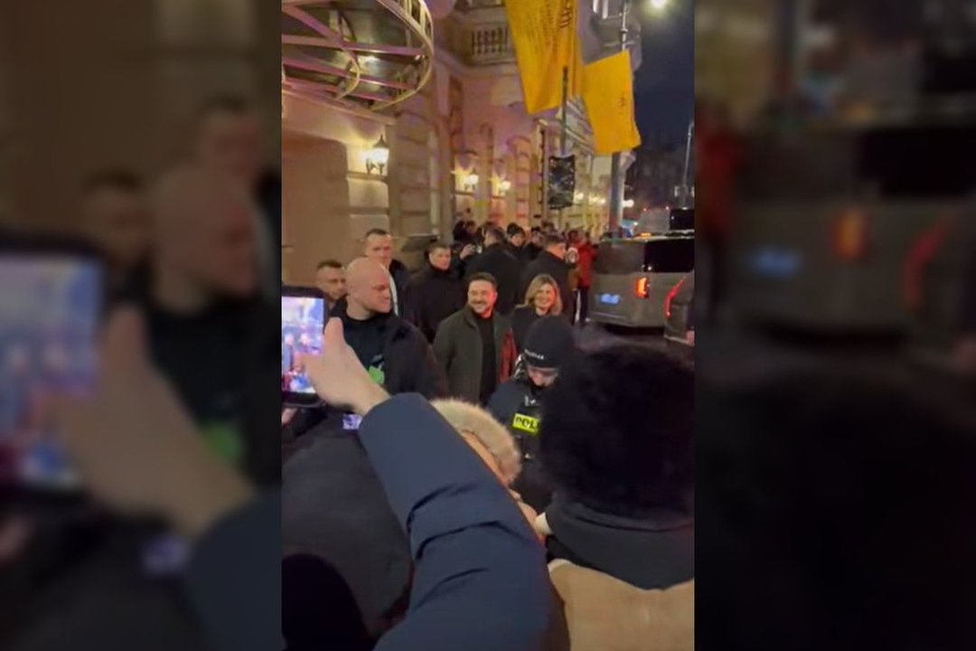 Vilniuje – V. Zelenskį labai pradžiuginęs momentas: užfiksavo gražią lietuvių staigmeną