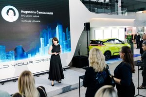 The BYD electric car showroom will be opened at the Urban HUB in Kaunas